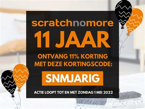 Scratch no More is jarig en trakteert! .